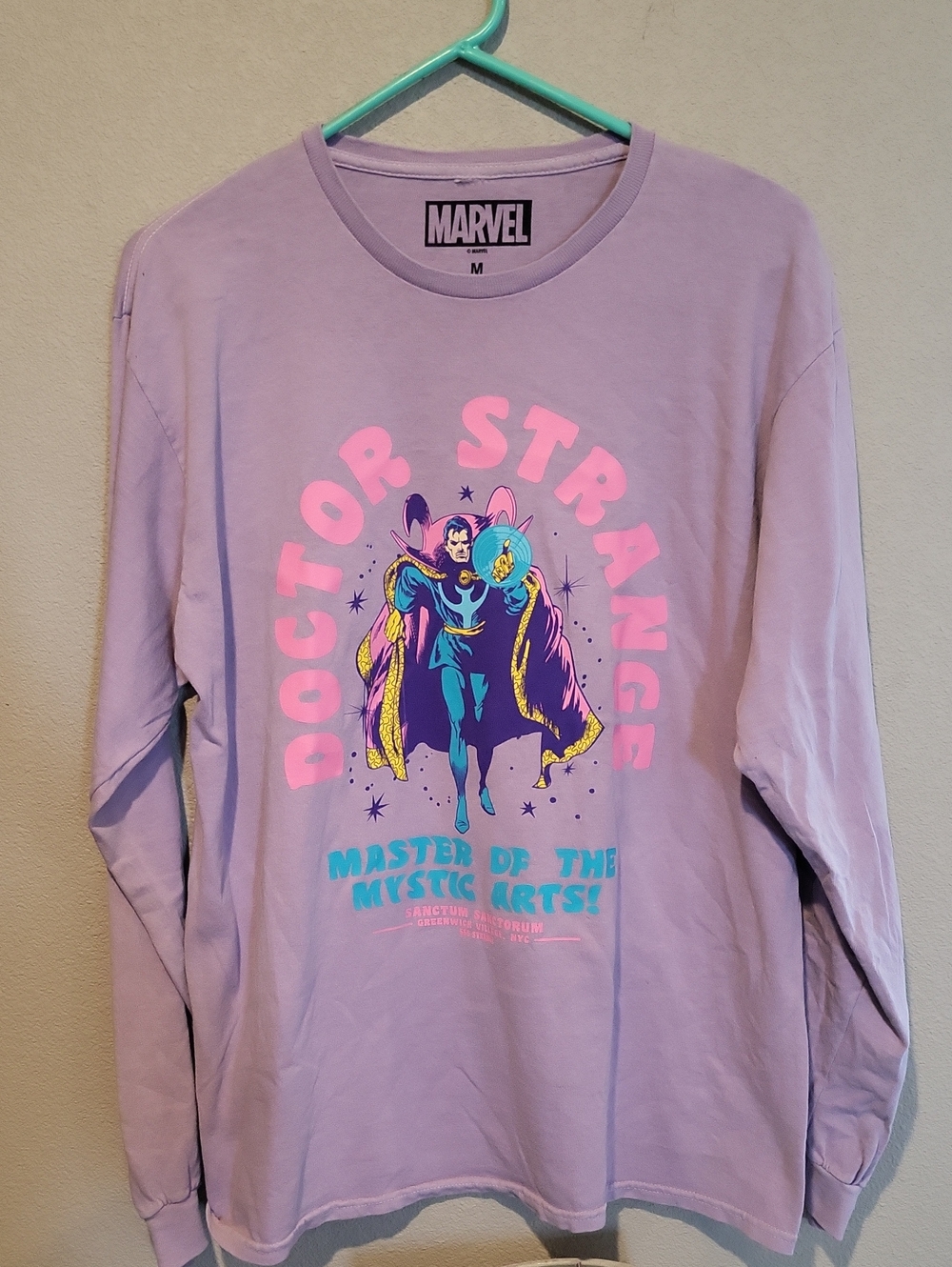 Marvel Doctor Strange Long Sleeve Tee - Lavender, Pink, Teal
